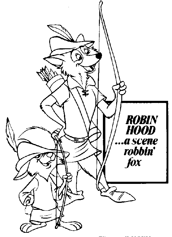 Robin Hood kolorowanki