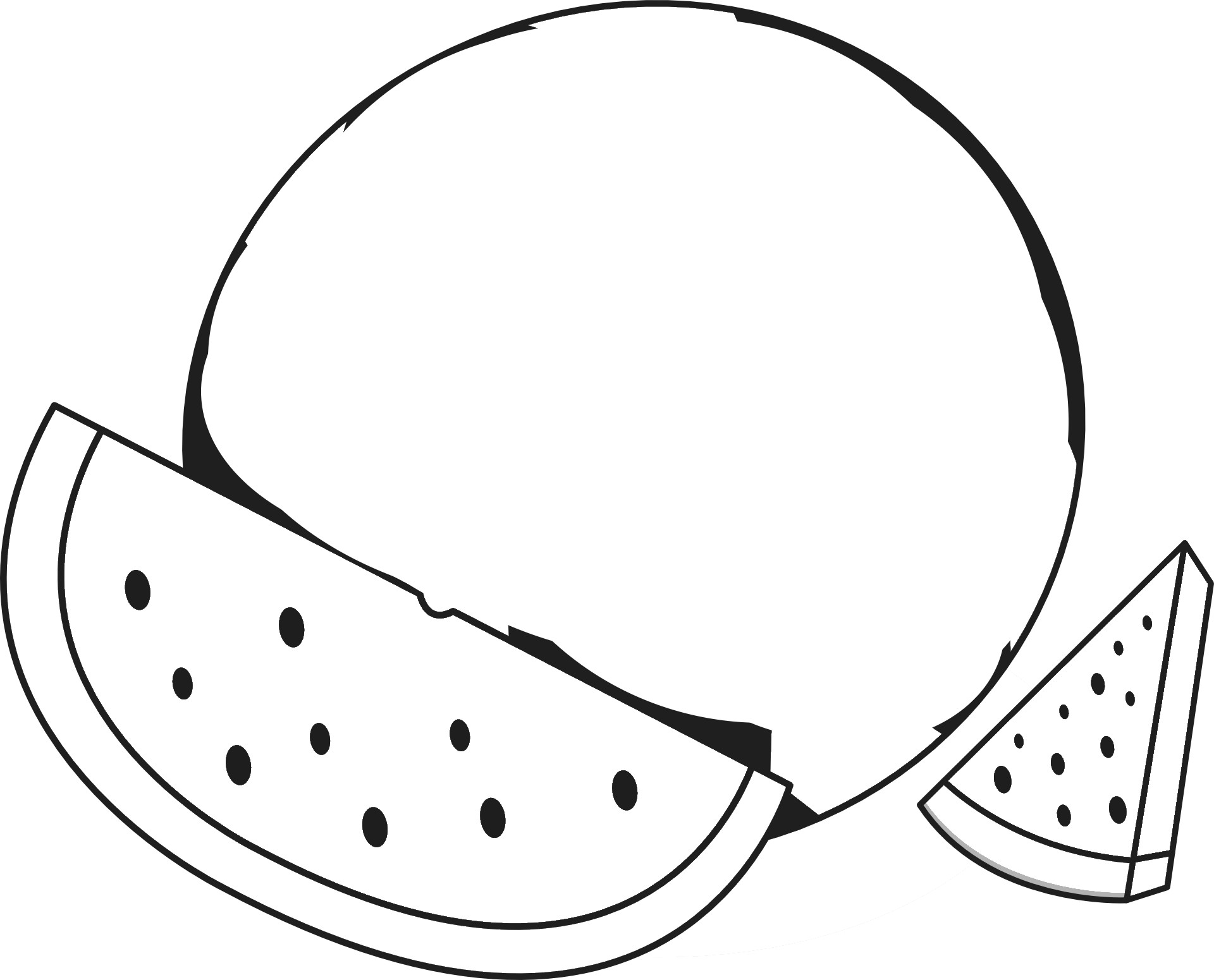 Arbuz kolorowanki