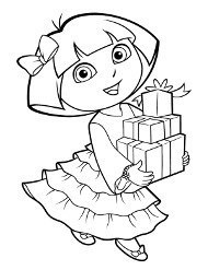 Dora - Dory kolorowanki