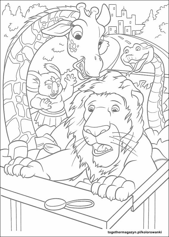 Dżungla kolorowanki