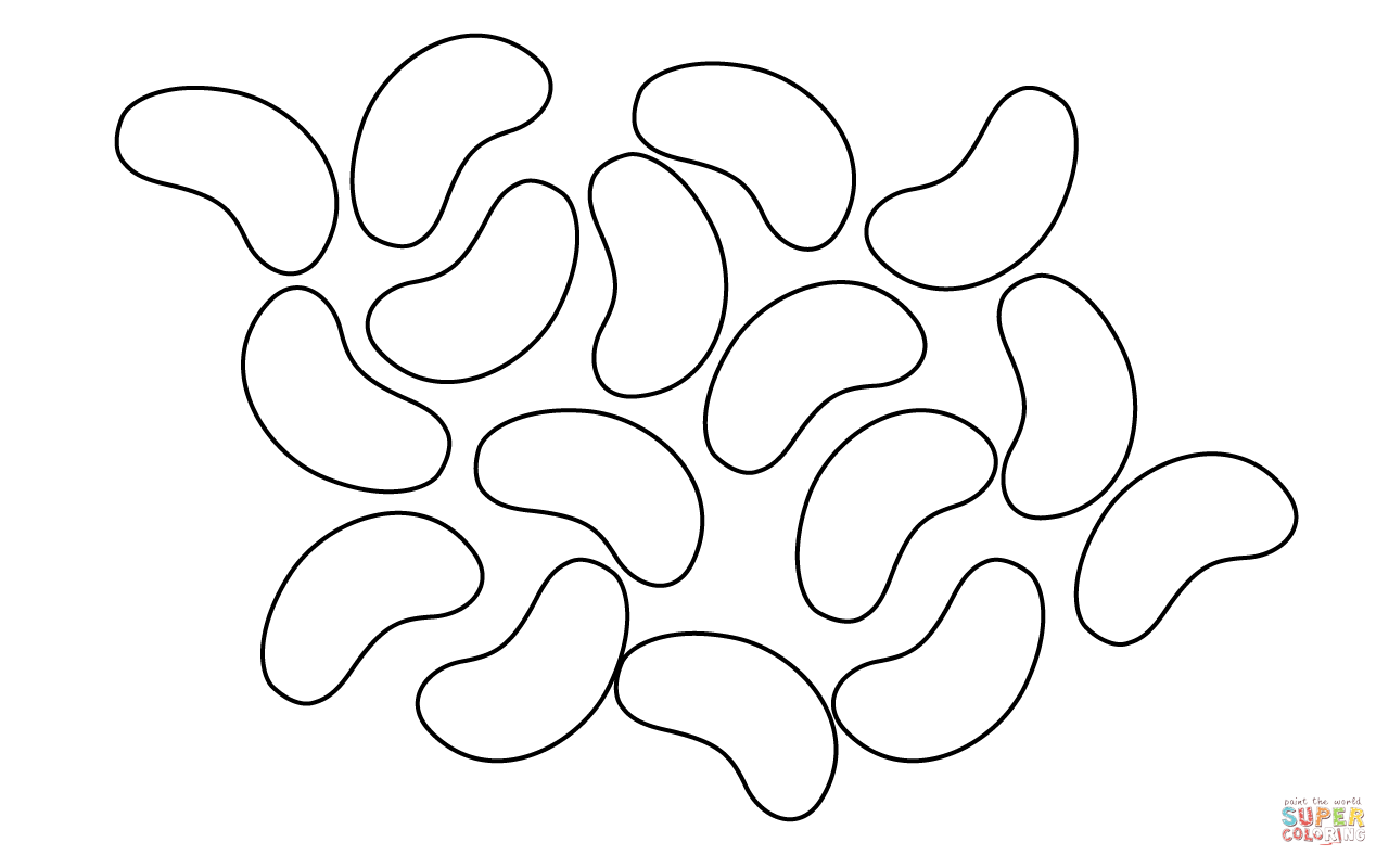Fasola kolorowanki