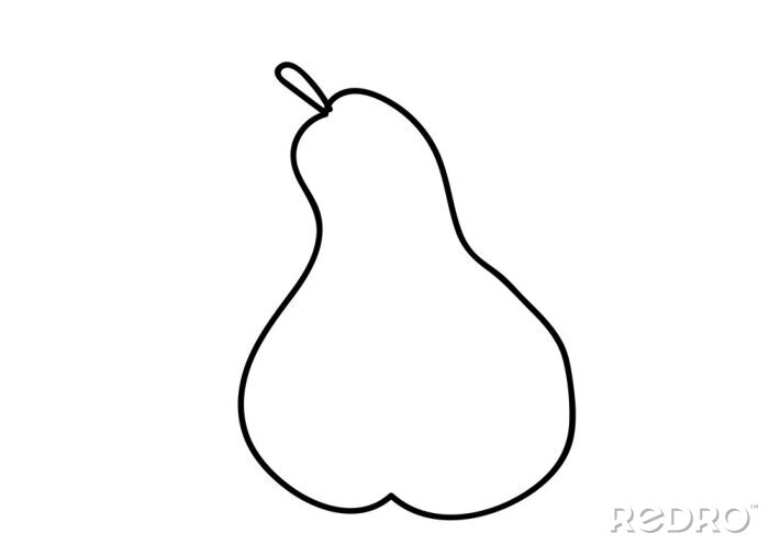 Gruszka kolorowanki