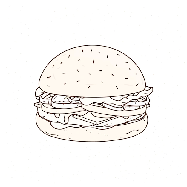 Hamburger kolorowanki