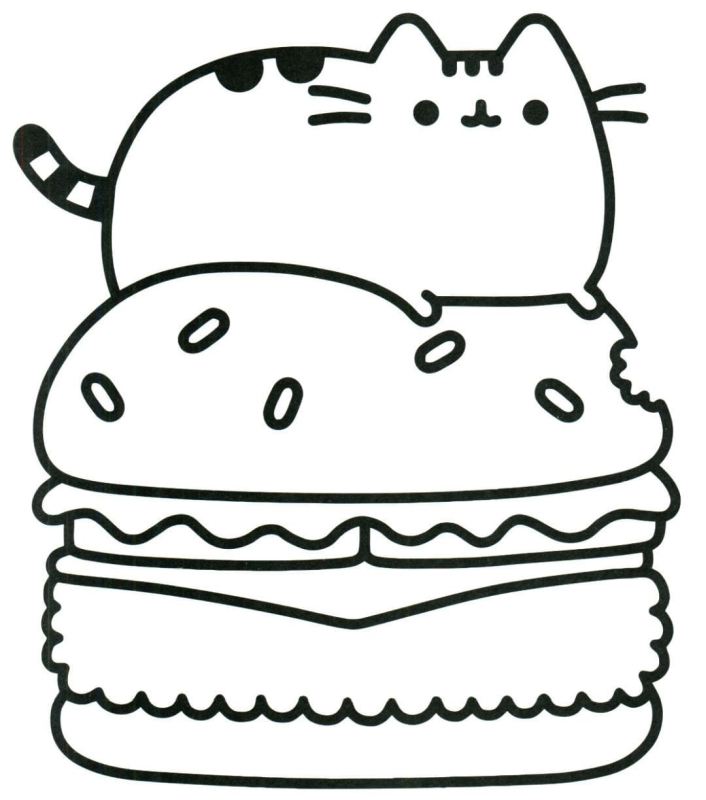 Hamburger kolorowanki