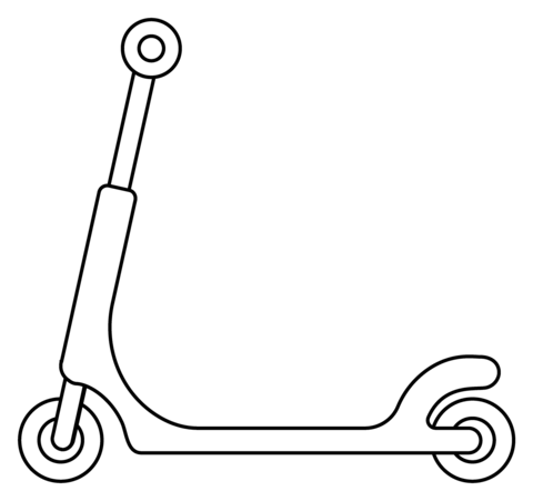 Hulajnoga kolorowanki