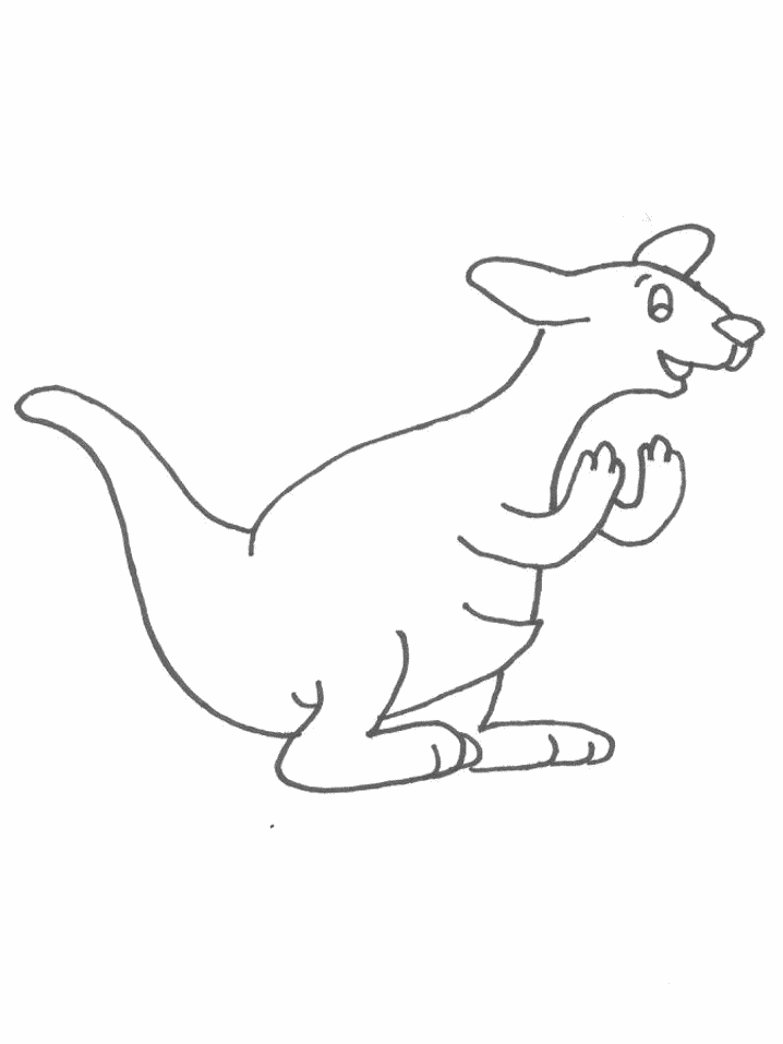 Kangury kolorowanki