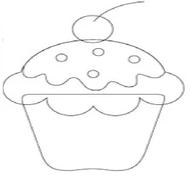 Muffinka kolorowanki