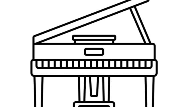 Pianino kolorowanki
