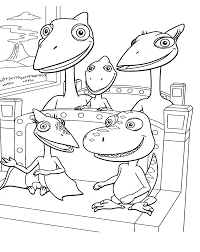 Dino Pociąg kolorowanki