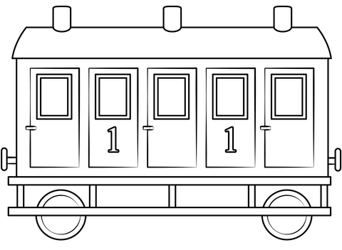 Wagon kolorowanki