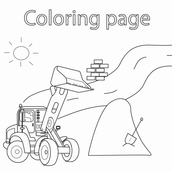 Spychacz kolorowanki