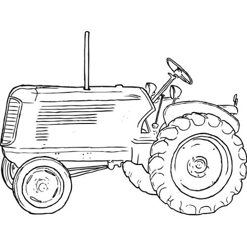 Traktory kolorowanki