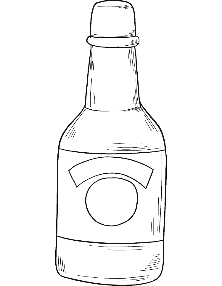 Butelka kolorowanki