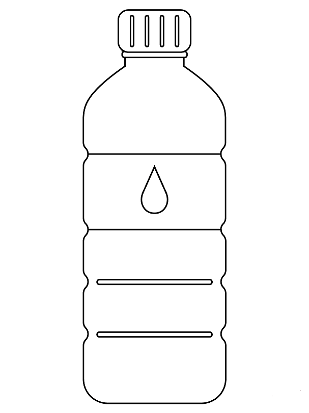 Butelka kolorowanki