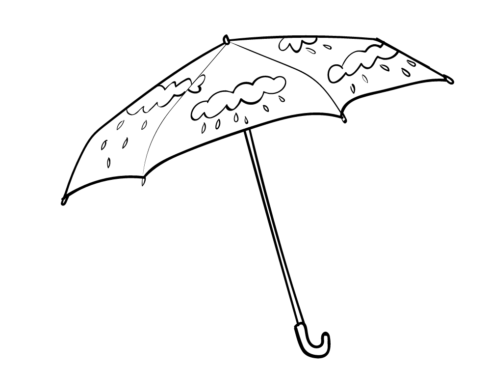 Parasolka kolorowanki