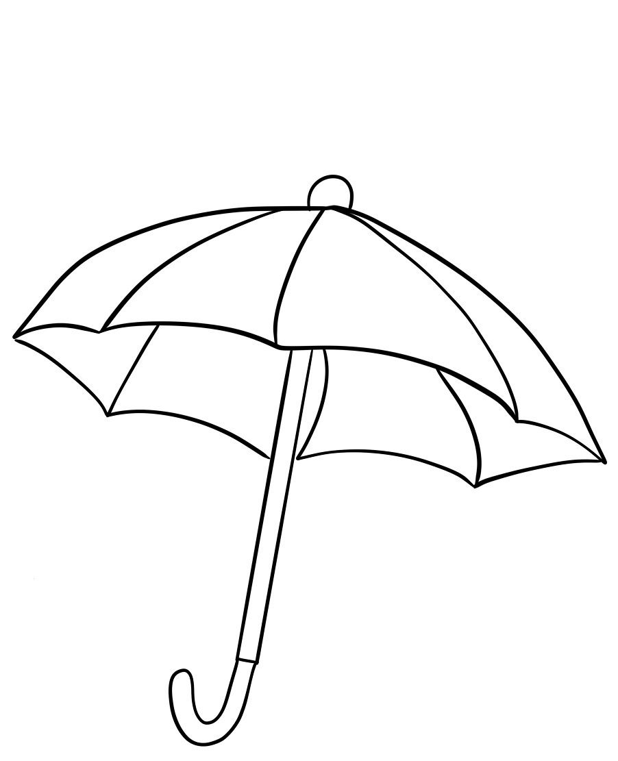 Parasolka kolorowanki