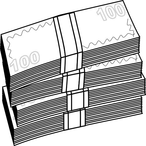 Pieniądze kolorowanki