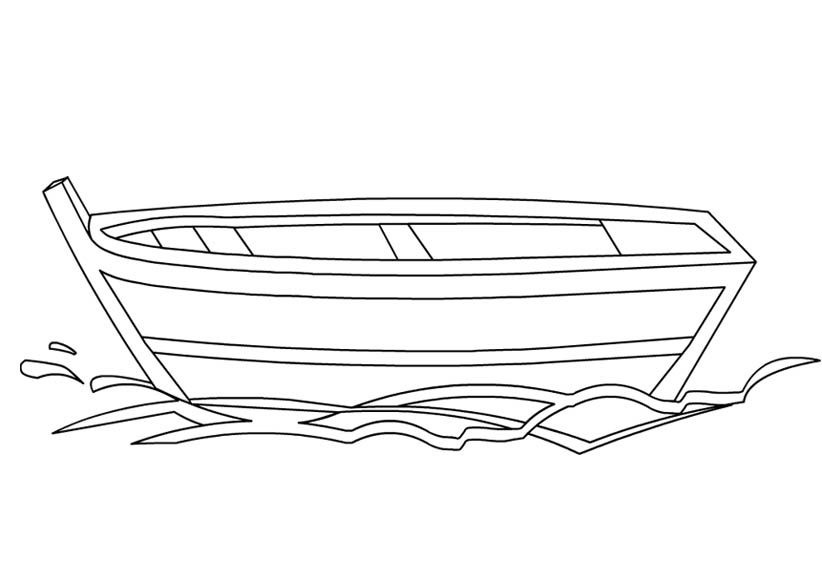 Łódka kolorowanki