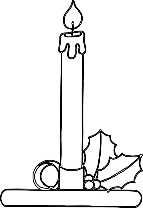 Świeca kolorowanki