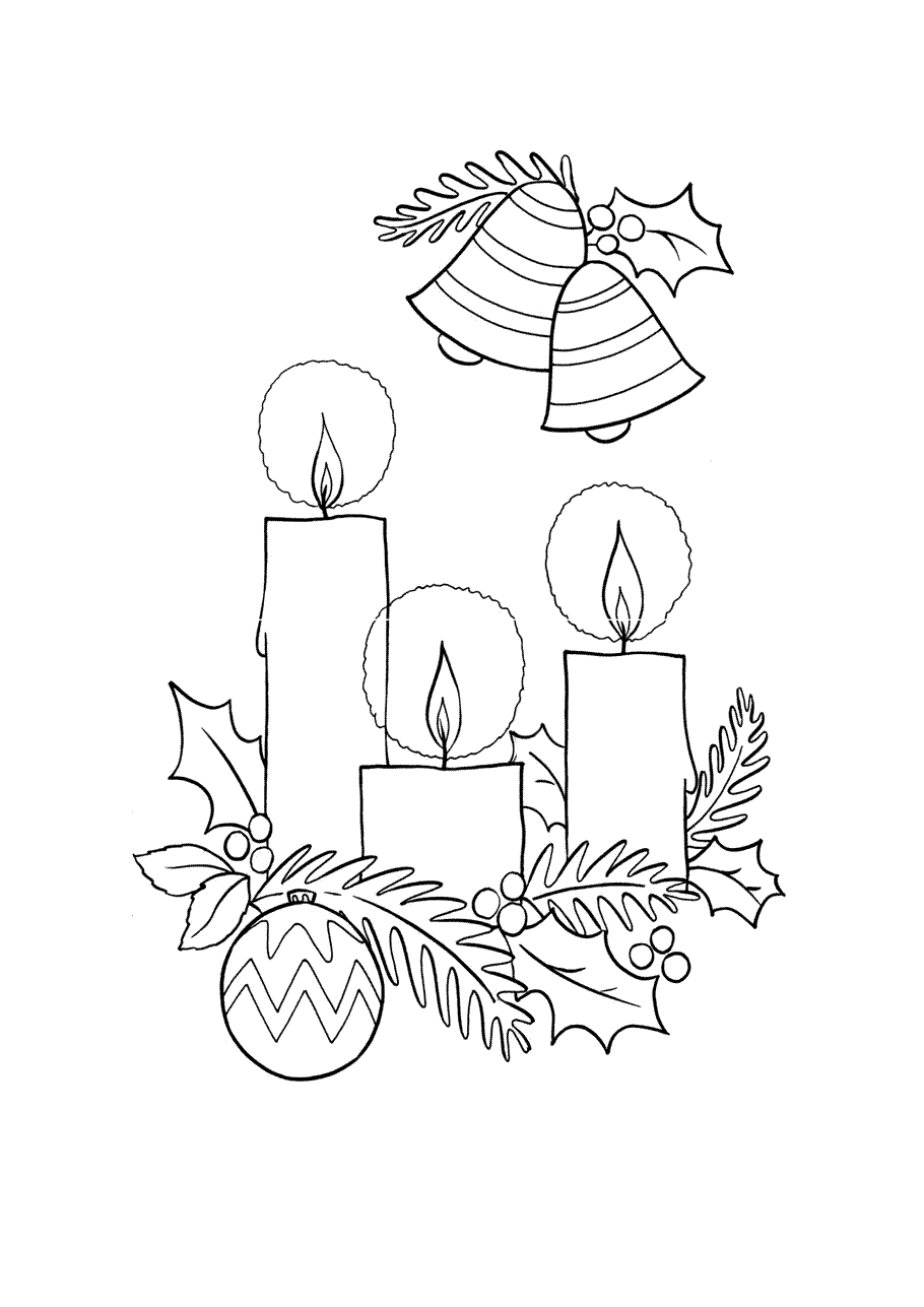 Świeca kolorowanki