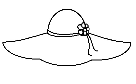 Kapelusz kolorowanki