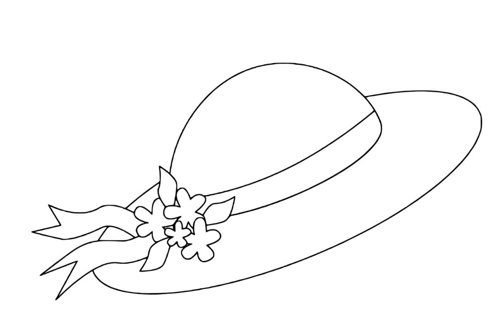 Kapelusz kolorowanki