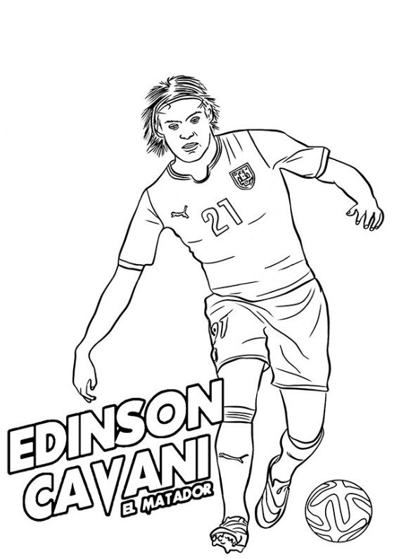 Piłkarze kolorowanki