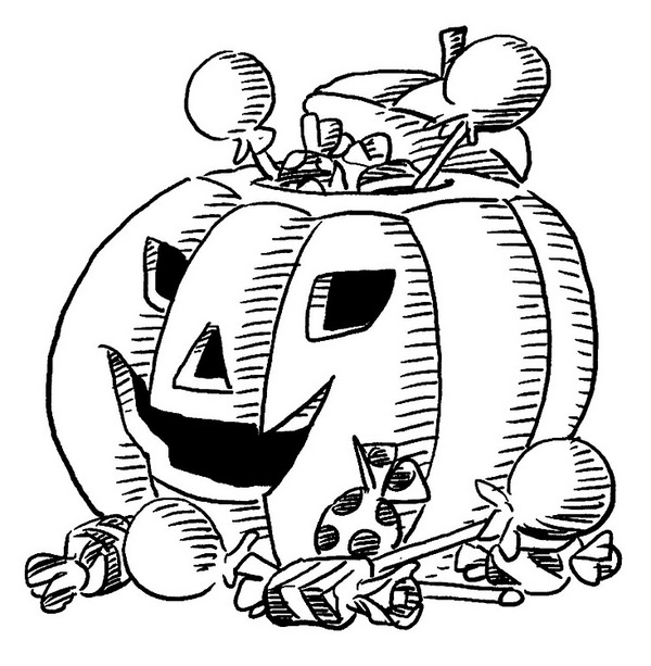 Hallowen kolorowanki