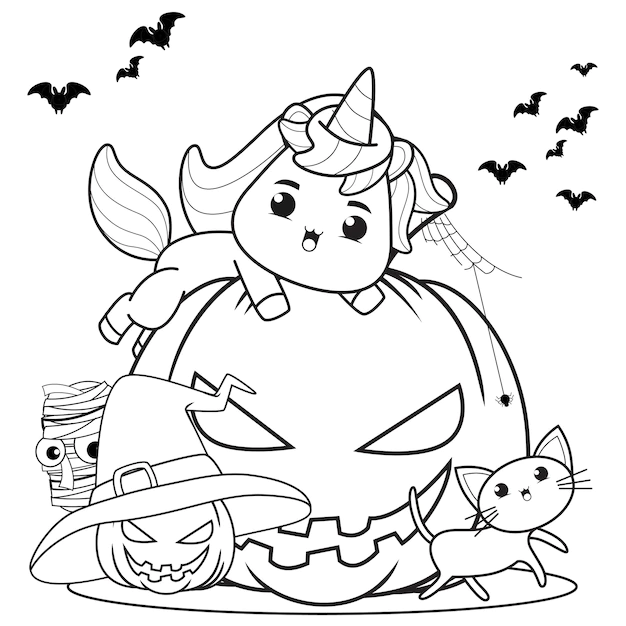 Hallowen kolorowanki