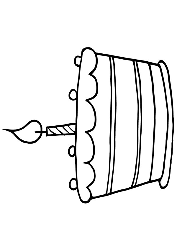 Tort kolorowanki