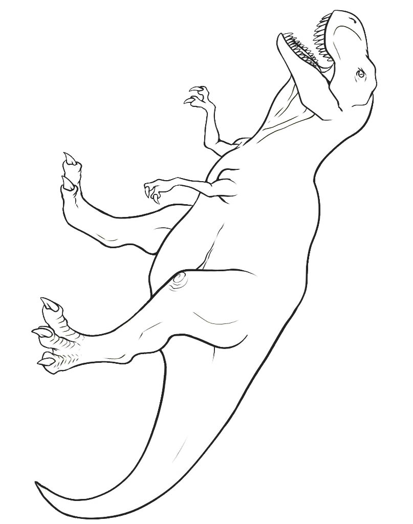Gigantozaur kolorowanki