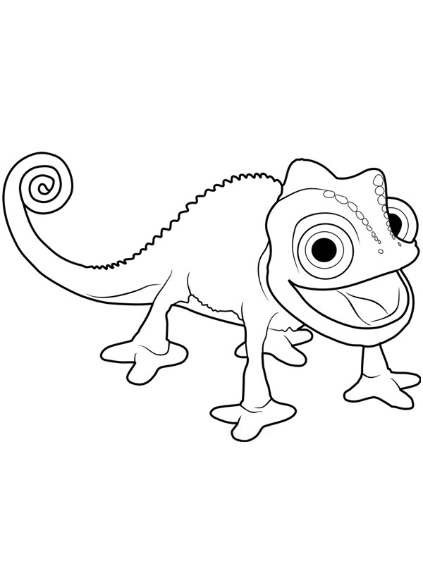 Kameleon kolorowanki