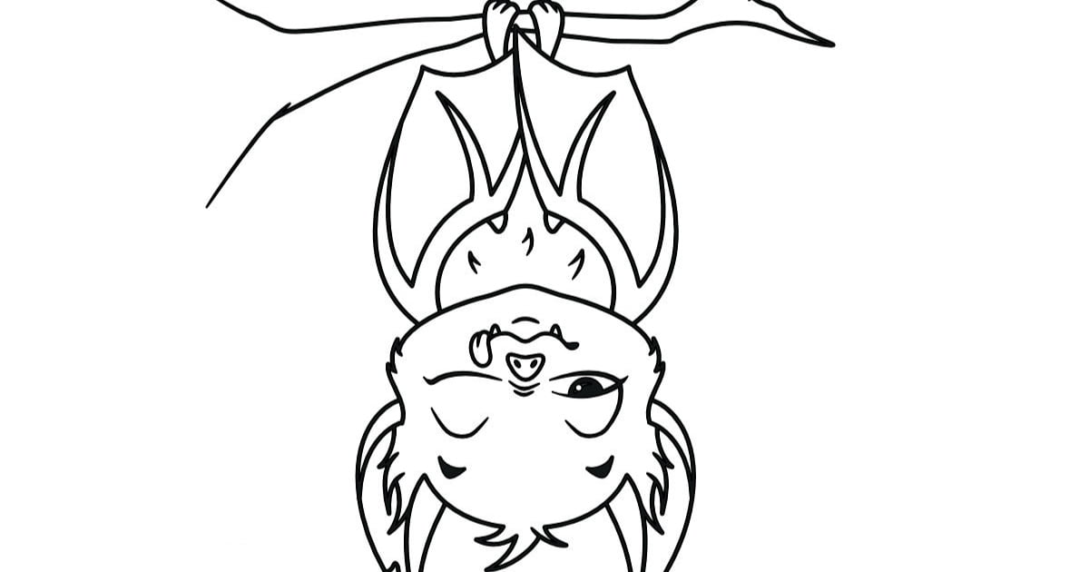 Nietoperz kolorowanki