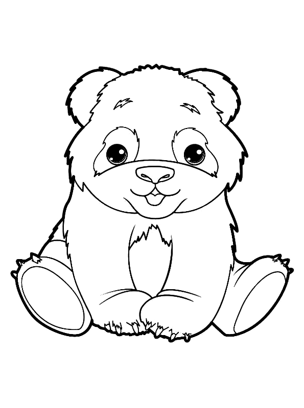 panda kolorowanki